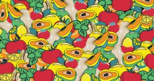 Twitter background Fruit and Veg