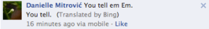 Bing. Good at English